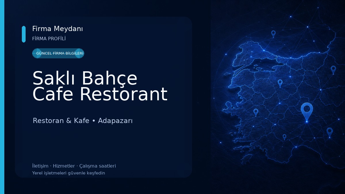 Saklı Bahçe Cafe Restorant