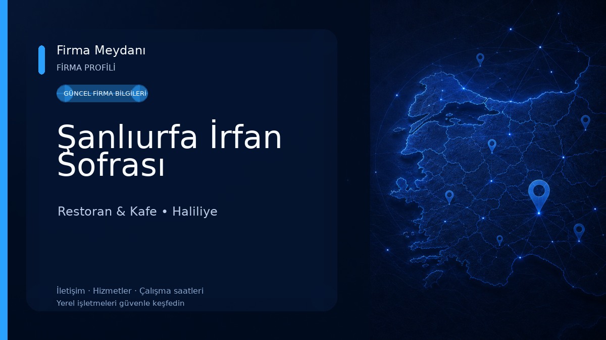 Şanlıurfa İrfan Sofrası