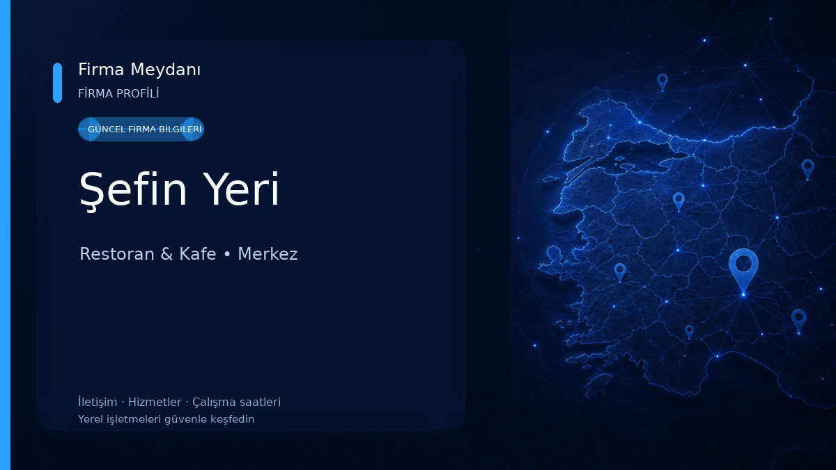 Şefin Yeri Restoran & Kafe