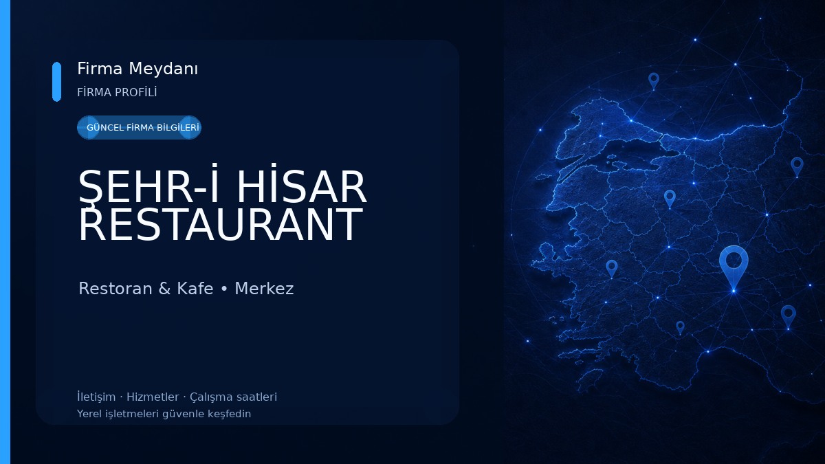 ŞEHR-İ HİSAR RESTAURANT