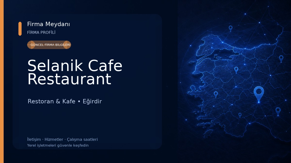 Selanik Cafe Restaurant Restoran & Kafe