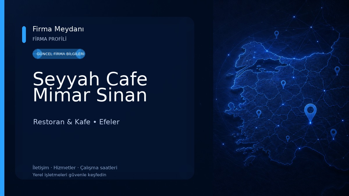 Seyyah Cafe Mimar Sinan Restoran & Kafe