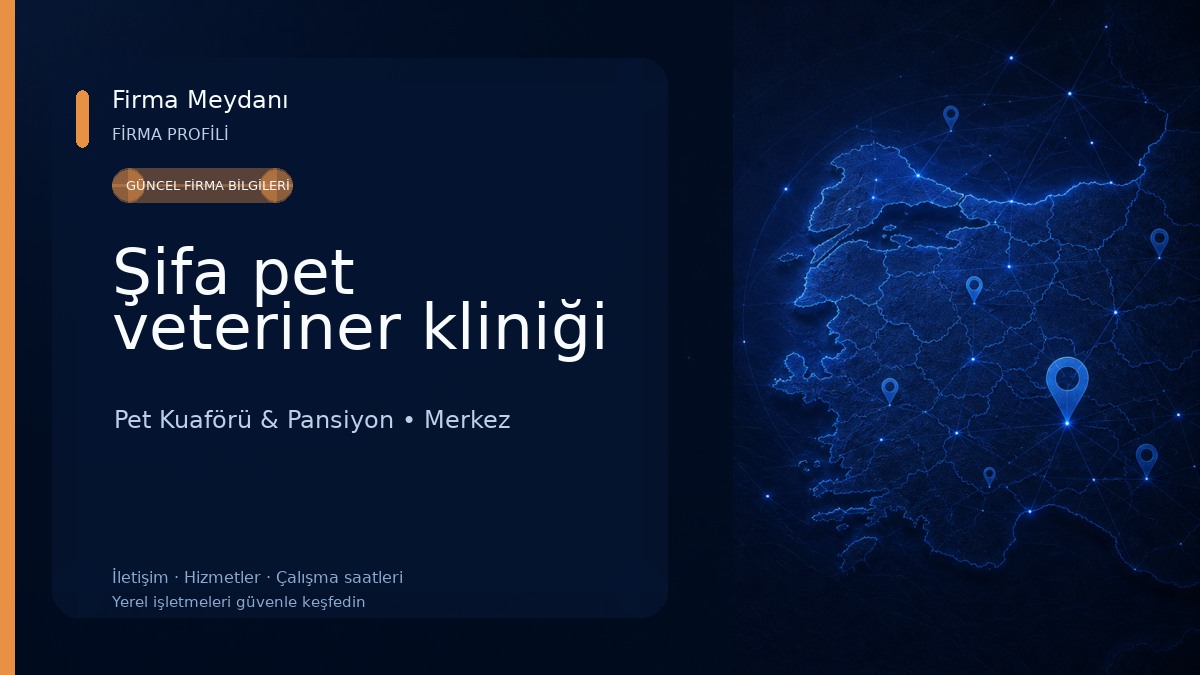 Şifa pet veteriner kliniği 