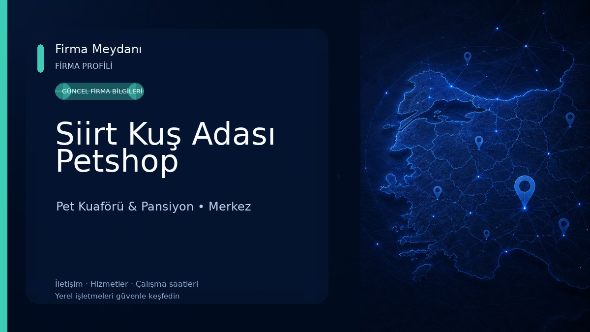 Siirt Kuş Adası Petshop 