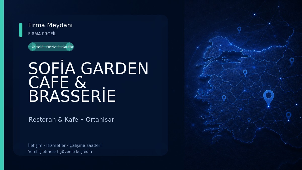 SOFİA GARDEN CAFE & BRASSERİE Restoran & Kafe