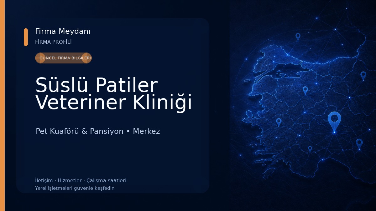 Süslü Patiler Veteriner Kliniği Pet Kuaförü & Pansiyon