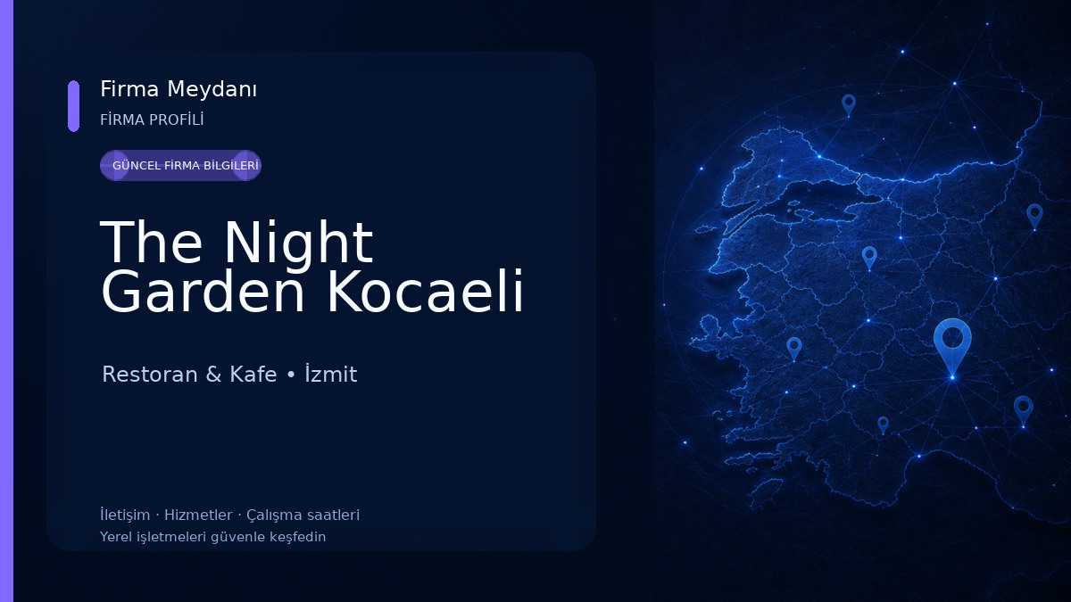 The Night Garden Kocaeli Restoran & Kafe