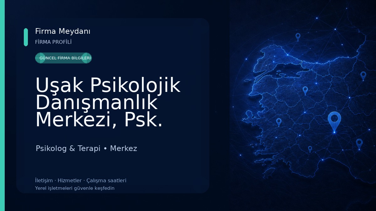 Uşak Psikolojik Danışmanlık Merkezi, Psk. Dan. Mert Tekin Psikolog & Terapi