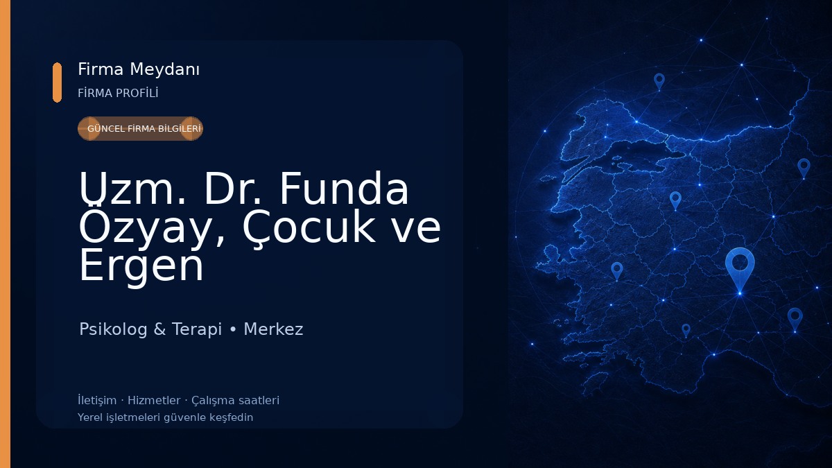 Uzm. Dr. Funda Özyay, Çocuk ve Ergen Psikiyatrisi, Çocuk Psikiyatri, Isparta Psikolog & Terapi