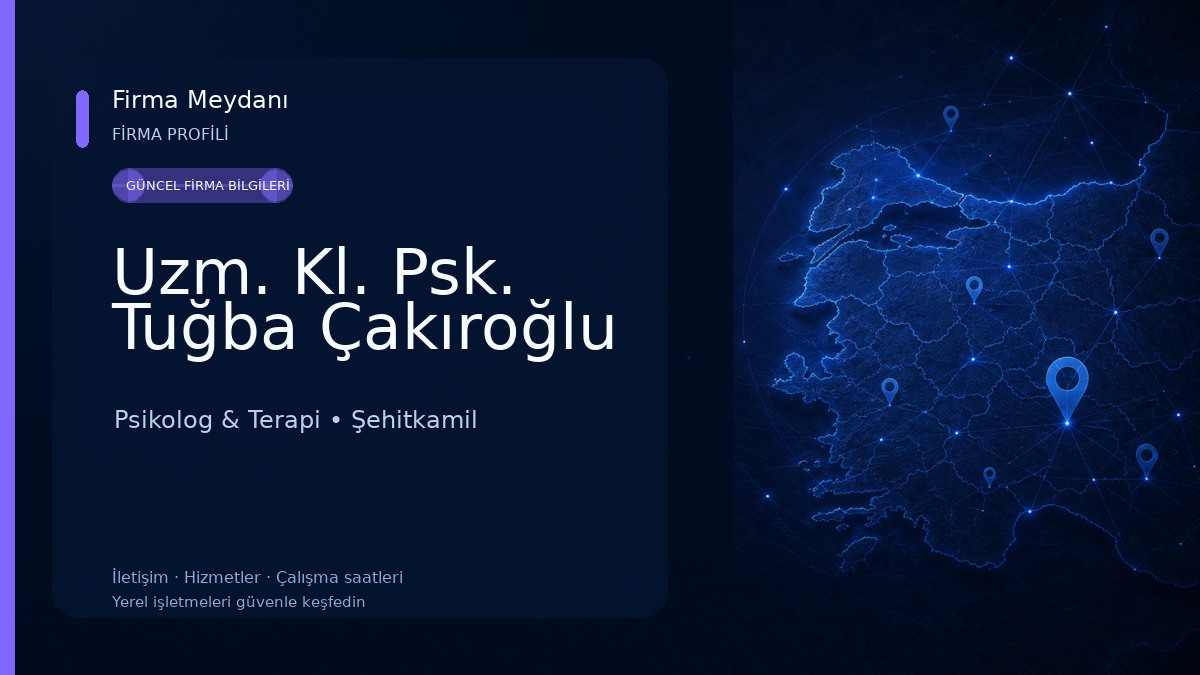Uzm. Kl. Psk. Tuğba Çakıroğlu Psikolog & Terapi