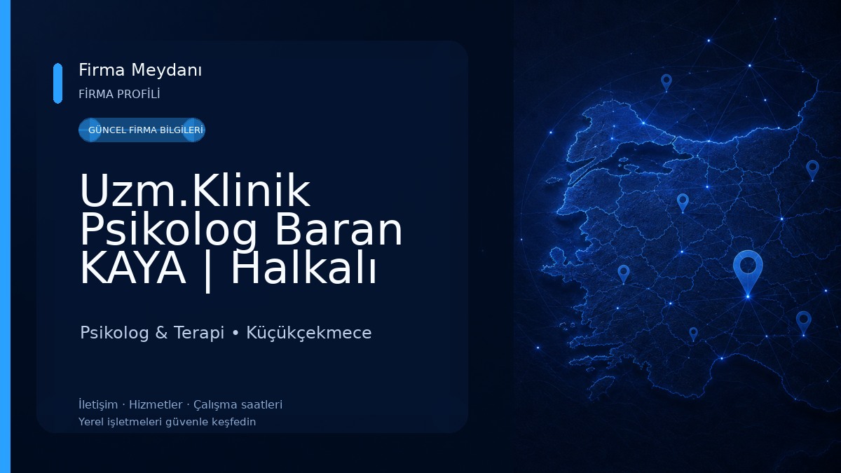 Uzm.Klinik Psikolog Baran KAYA | Halkalı Psikolog | Depresyon ve kaygı bozuklukları | Bireysel Psikoterapi | Atakent Psikolog