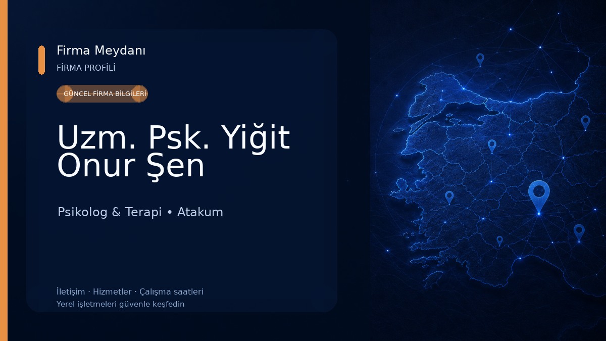 Uzm. Psk. Yiğit Onur Şen