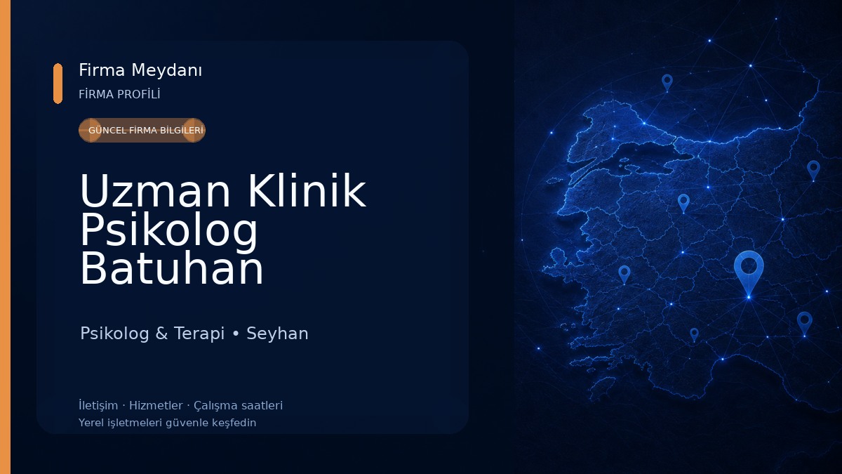 Uzman Klinik Psikolog Batuhan Şentürk