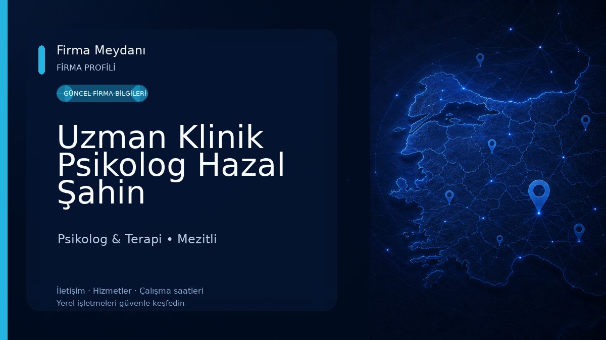 Uzman Klinik Psikolog Hazal Şahin Psikolog & Terapi