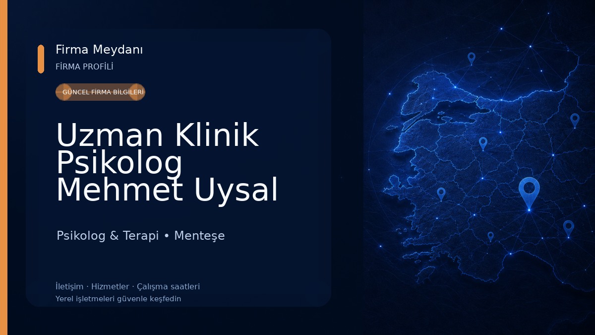 Uzman Klinik Psikolog Mehmet Uysal
