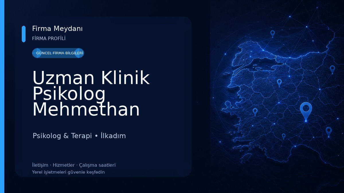 Uzman Klinik Psikolog Mehmethan SOYDEMİR