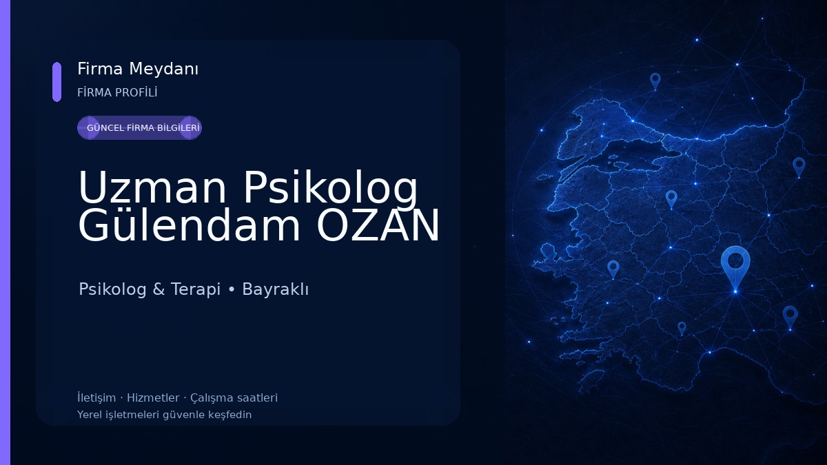 Uzman Psikolog Gülendam OZAN Psikolog & Terapi