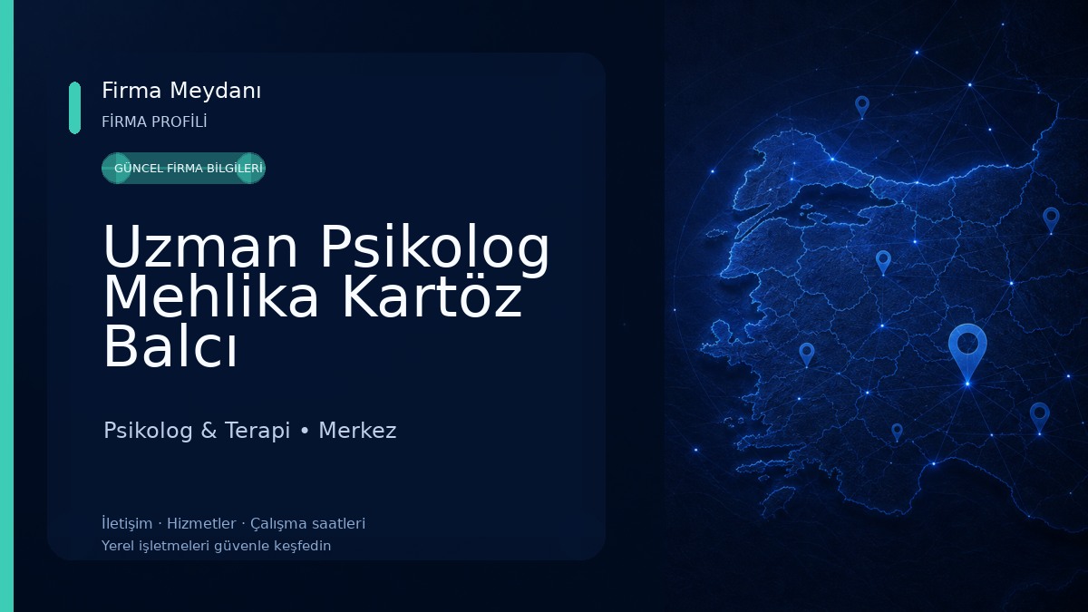 Uzman Psikolog Mehlika Kartöz Balcı