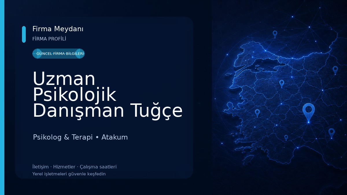 Uzman Psikolojik Danışman Tuğçe Gündüz & Samsun Çocuk Atölyeleri 