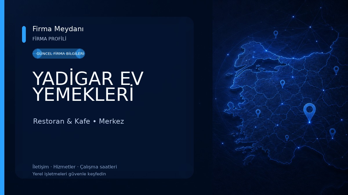 YADİGAR EV YEMEKLERİ Restoran & Kafe