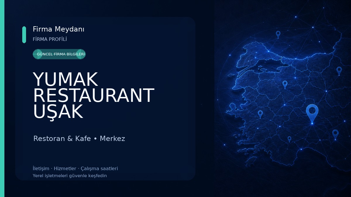 YUMAK RESTAURANT UŞAK Restoran & Kafe
